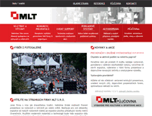 Tablet Screenshot of mlt.cz
