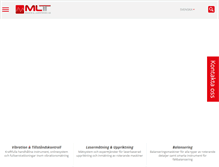 Tablet Screenshot of mlt.se